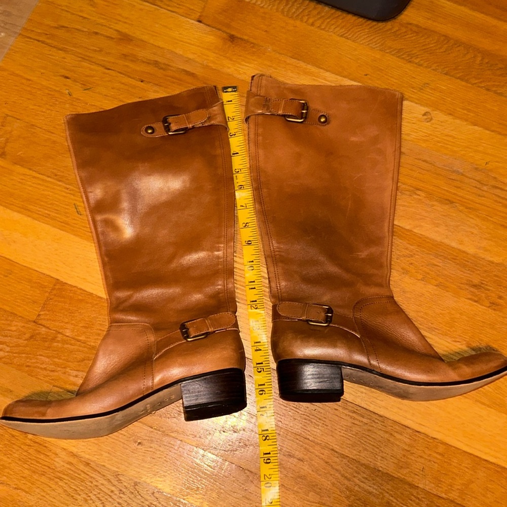 Knee high leather boots
